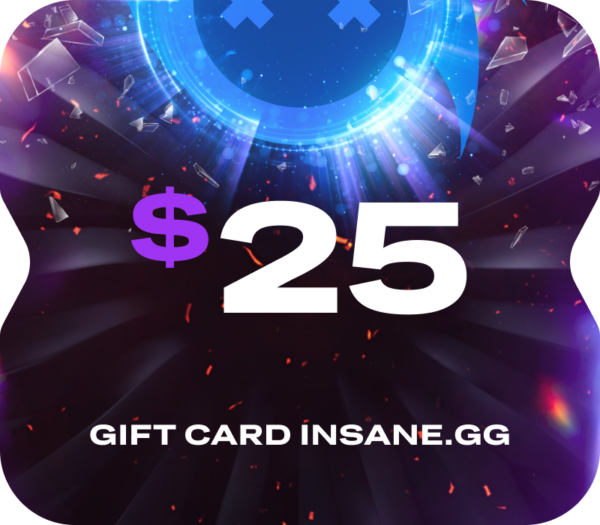 Insane.gg Gift Card $25 Code Others 2025-01-21