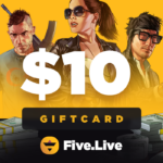 FiveLive $10 Gift Card