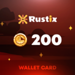 Rustix.io 2 USD Wallet Card Code