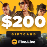 FiveLive $200 Gift Card