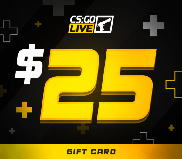 CSGOLive 25 USD Gift Card Others 2025-01-10