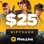 FiveLive $25 Gift Card