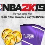 NBA 2K19 - 25,000 VC + 5 MyTEAM Packs Digital CD Key