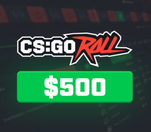 CSGORoll 500 USD Gift Card Action 2024-07-27