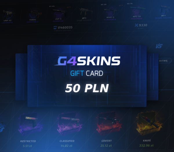 G4Skins.com Gift Card 50 PLN Others 2025-01-11