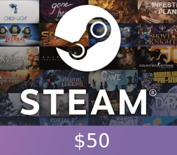 Steam Gift Card $50 Global Activation Code Others 2024-04-20