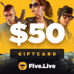 FiveLive $50 Gift Card