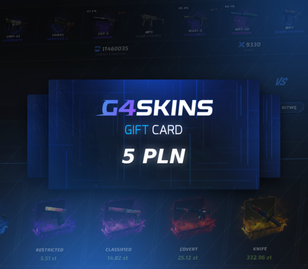 G4Skins.com Gift Card 5 PLN Others 2025-01-11