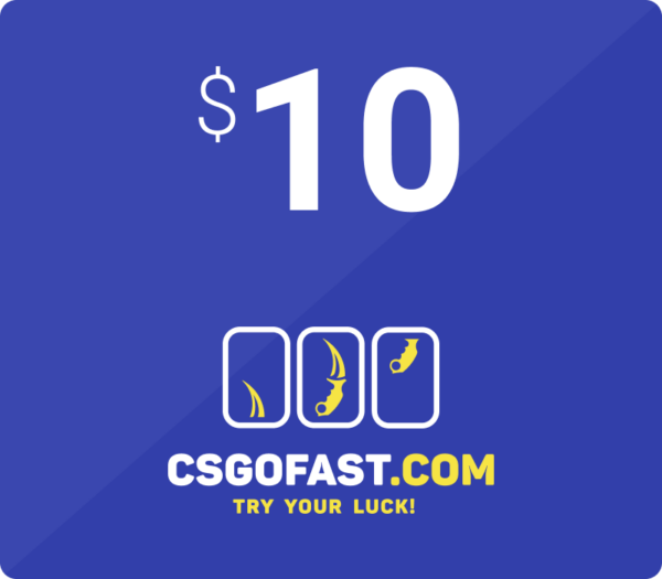 CSGOFAST 10 Fast Coins Gift Card Others 2025-01-12