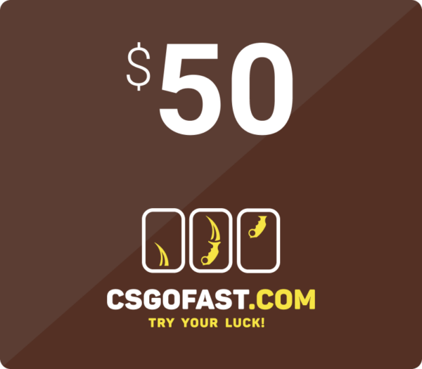 CSGOFAST 50 Fast Coins Gift Card Others 2025-01-12