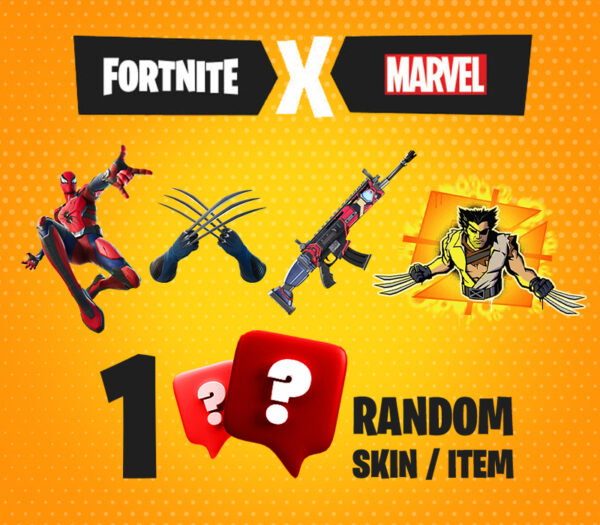 1 Random Fortnite X Marvel: Zero War Series Skin / Item Epic Games CD Key Action 2024-12-26