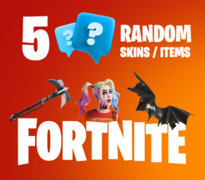 5 Random Fortnite Skins / Items Epic Games CD Key Action 2024-09-19