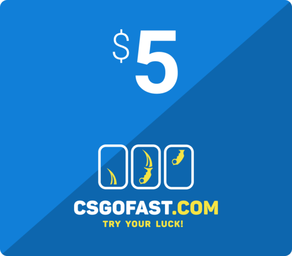 CSGOFAST 5 Fast Coins Gift Card Others 2025-01-12