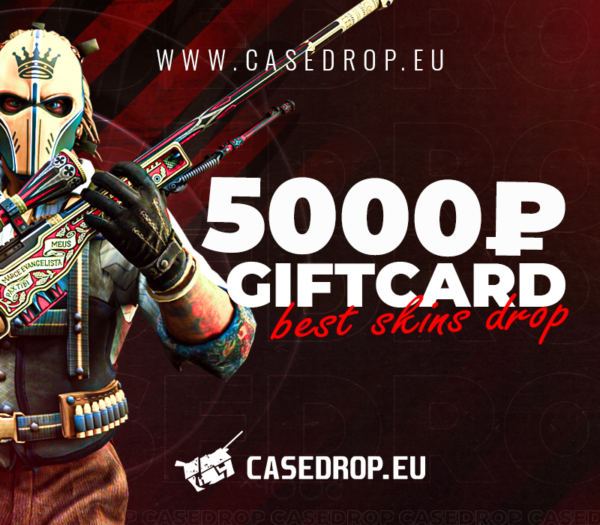 Casedrop.eu Gift Card 5000 RUB Others 2025-01-12