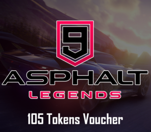 Asphalt 9: Legends – 105 Tokens Reidos Voucher Racing 2024-09-20