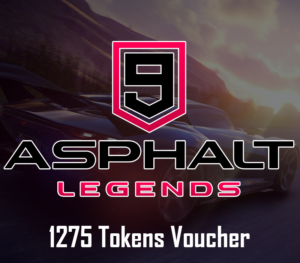 Asphalt 9: Legends – 1275 Tokens Reidos Voucher Racing 2024-07-27