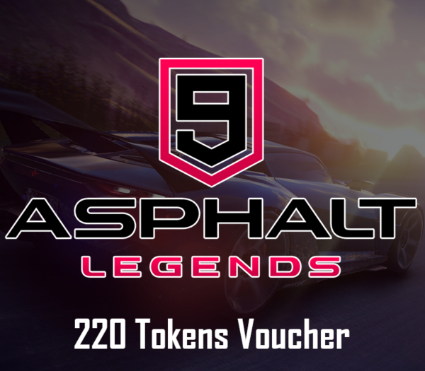 Asphalt 9: Legends – 220 Tokens Reidos Voucher Racing 2024-07-27