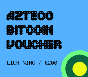 Azteco Bitcoin Lighting €200 Voucher Others 2025-01-31