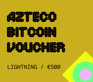 Azteco Bitcoin Lighting €500 Voucher Others 2025-01-31