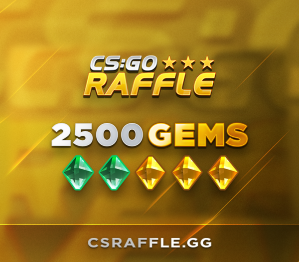 CSRaffle.gg – 2500 Gems Gift Card Others 2025-01-31