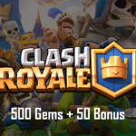 Clash Royale - 500 Gems + 50 Bonus Reidos Voucher