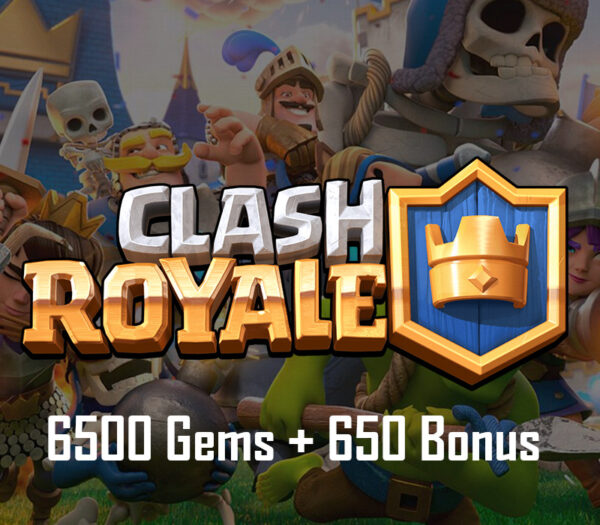 Clash Royale – 6500 Gems + 650 Bonus Reidos Voucher Others 2024-07-27