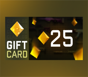 Clash.gg 25 Gem Gift Card Others 2025-01-22