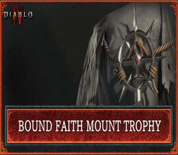 Diablo IV – Bound Faith Mount Trophy DLC ASIA Battle.net CD Key Action 2024-11-18