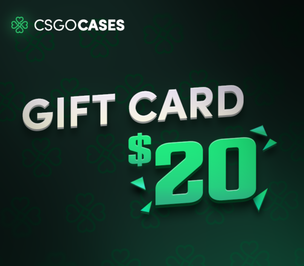 CsgoCases – $20 Gift Card Casual 2024-09-19