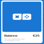 MyGameX €25 Balance Gift Card