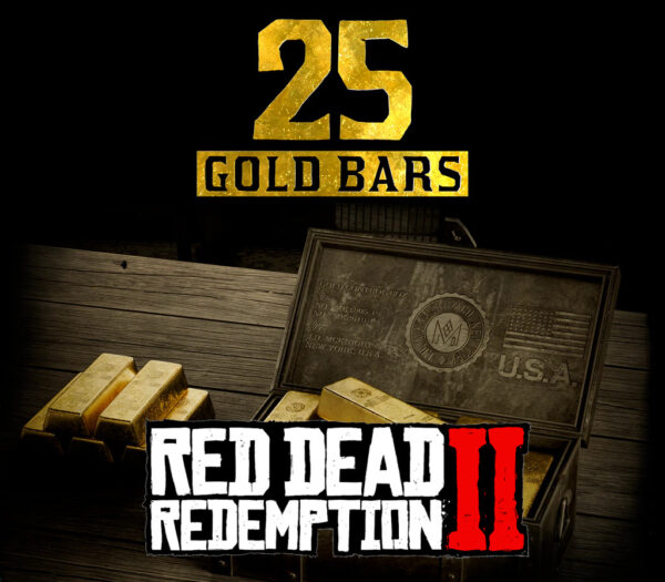 Red Dead Redemption 2 Online – 25 Gold Bars XBOX One CD Key Action 2024-11-17