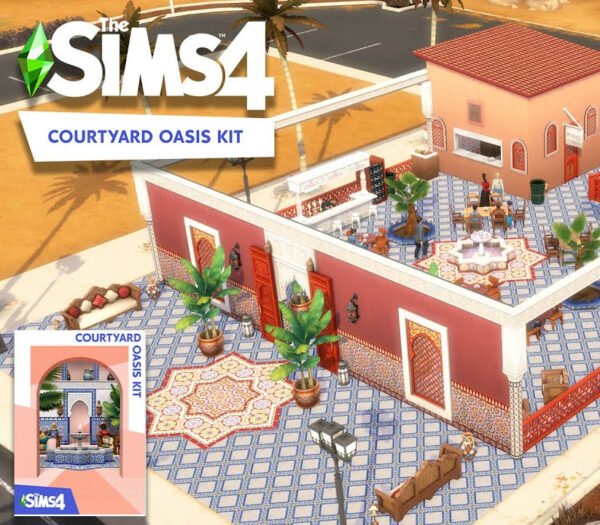 The Sims 4 – Courtyard Oasis Kit DLC Origin CD Key Simulation 2024-11-19