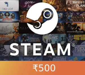 Steam Gift Card ₹500 INR Activation Code Others 2024-07-27