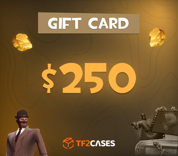 TF2CASES.com $250 Gift Card Others 2025-01-22