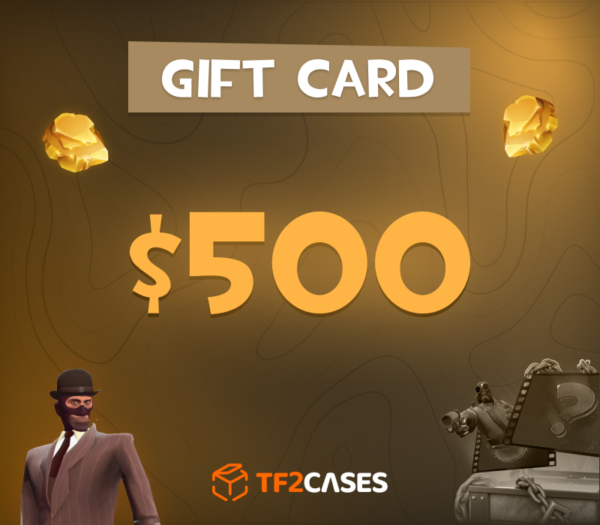 TF2CASES.com $500 Gift Card Others 2025-01-22