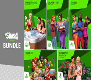 The Sims 4 Everyday Stuff Pack Bundle: Perfect Patio Stuff, Laundry Day Stuff, Toddler Stuff, Romantic Garden Stuff, Fitness Stuff DLCs Origin CD Key