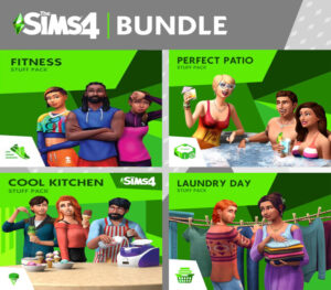 The Sims 4 Stuff Bundle - Fitness, Cool Kitchen, Laundry Day, Perfect Patio DLC Origin CD Key