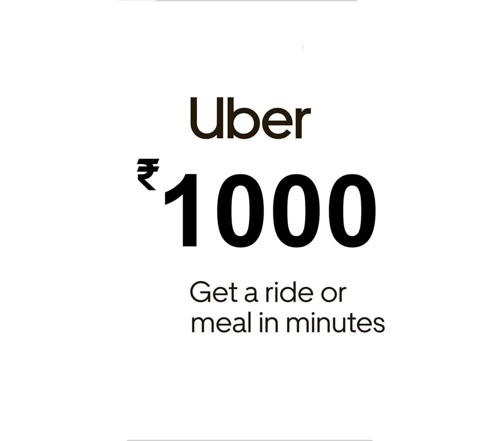 Uber ₹1000 INR Gift Card