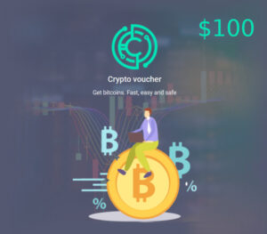 Crypto Bitcoin (BTC) $100 Gift Card