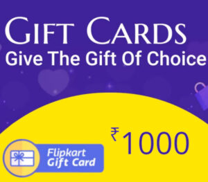 Flipkart ₹1000 Gift Card IN Others 2024-07-27