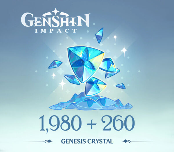 Genshin Impact – 1,980 + 260 Genesis Crystals Reidos Voucher Action 2024-11-19