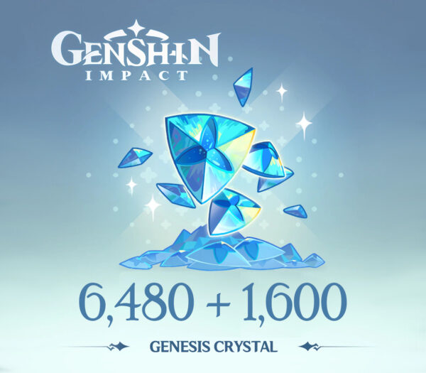 Genshin Impact – 6,480 + 1,600 Genesis Crystals Reidos Voucher Action 2024-11-19