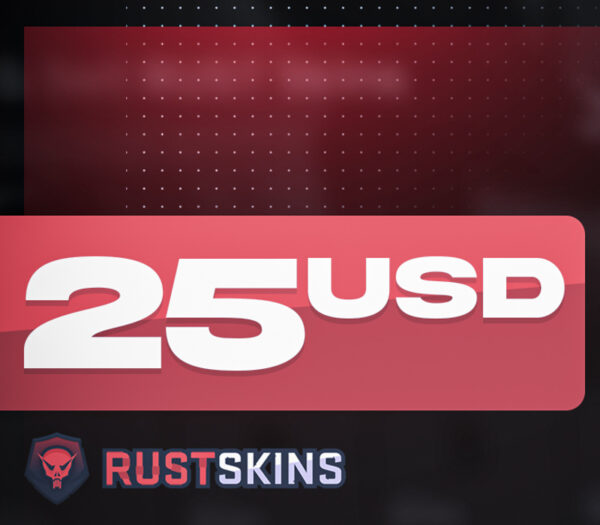 RUSTSkins $25 balance Others 2025-01-14