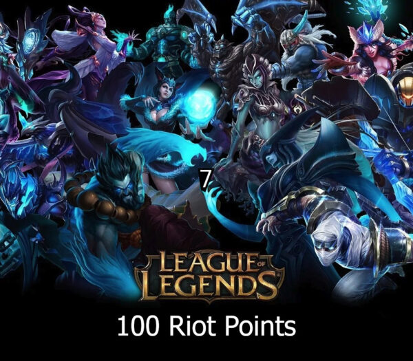 League of Legends 100 RP Prepaid Card Action 2024-11-19