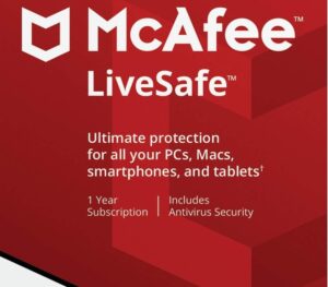 McAfee LiveSafe 2023 Key (3 Years / 1 Device) Software 2024-09-21