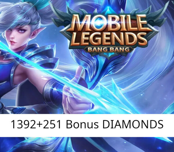 Mobile Legends – 1392+251 Bonus Diamonds Key Action 2024-12-27