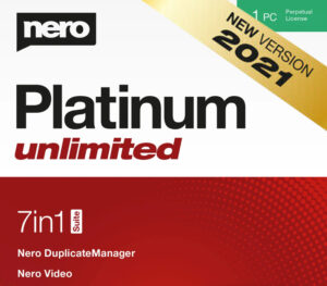 Nero Platinum Unlimited 2021 Key (Lifetime / 1 PC) Software 2024-09-19