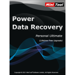 MiniTool Power Data Recovery Personal Ultimate License (Lifetime / 3 PCs) Software 2024-06-21