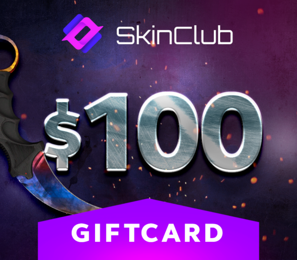 Skin.Club $100 Gift Card Others 2025-01-13