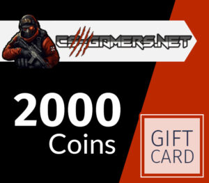 CS-GAMERS 2000 Coins Gift Card Others 2025-01-31